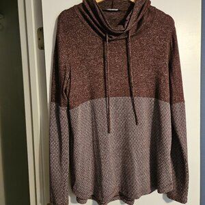 Pink Clover Mock Neck Knit Top